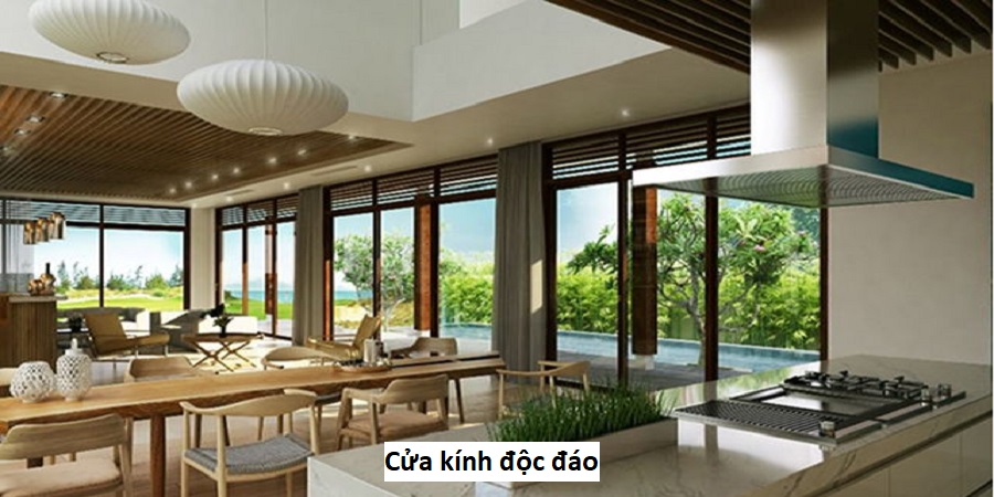 Cửa kính độc đáo