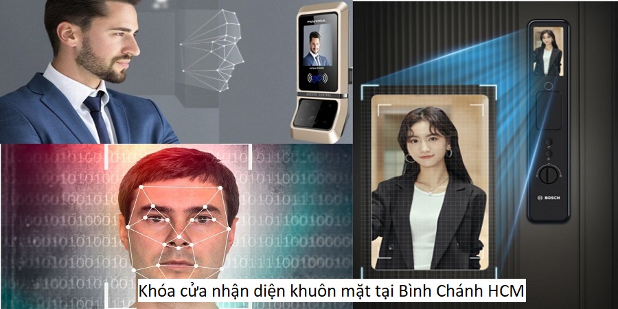 Khóa cửa nhận diện khuôn mặt tại Bình Chánh HCM